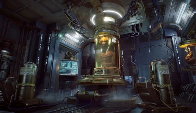 Post-apocalyptic artwork for Sephia by 3dsense lecturer, showing Marina Bay Sands in flames after a meteor strike.