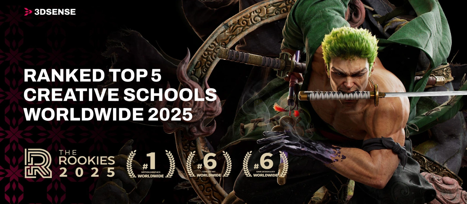 3dsense Ranked Top 5 Creative Schools Worldwide 2025
