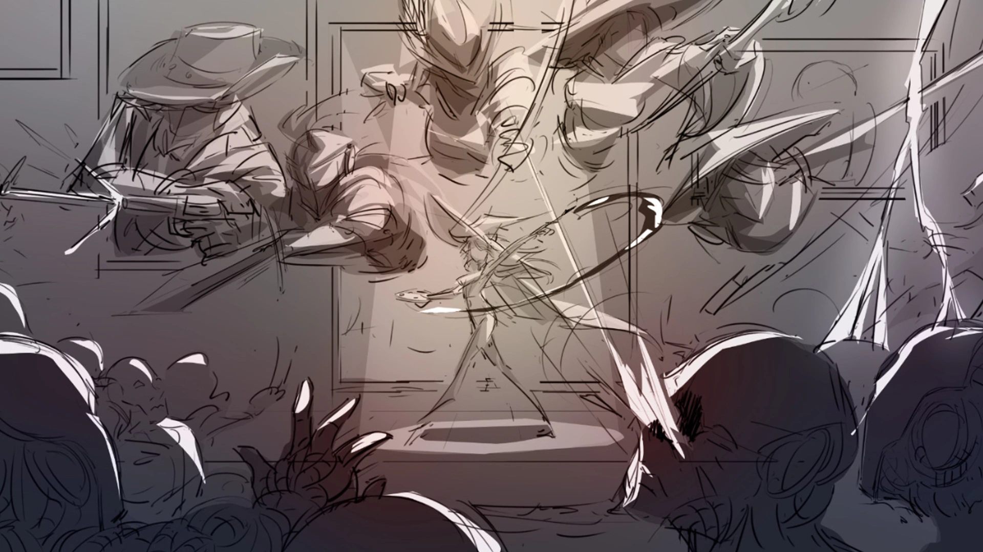 Process shot for the requiem for the artificial