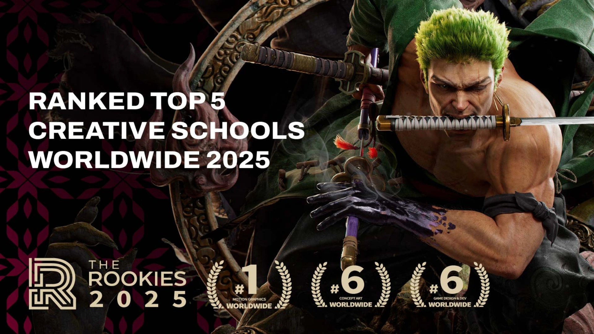 3dsense ranked top 5 creative schools worldwide in 2025