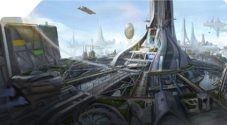 Environment Concept Art by 3dsense Student Jason Khaw