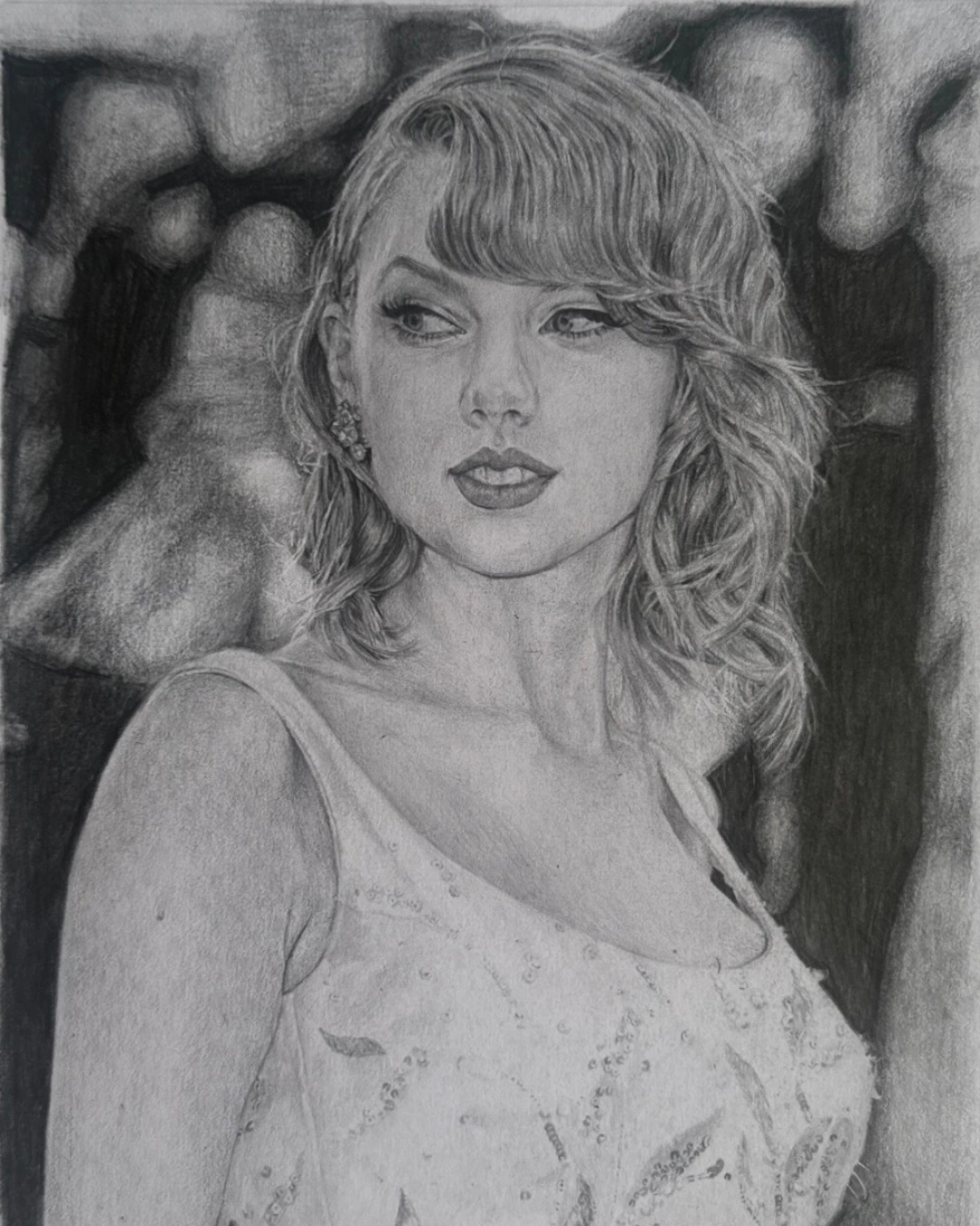 Carie Oh Portrait Drawing Art Work for 3dsense Media School Assignment