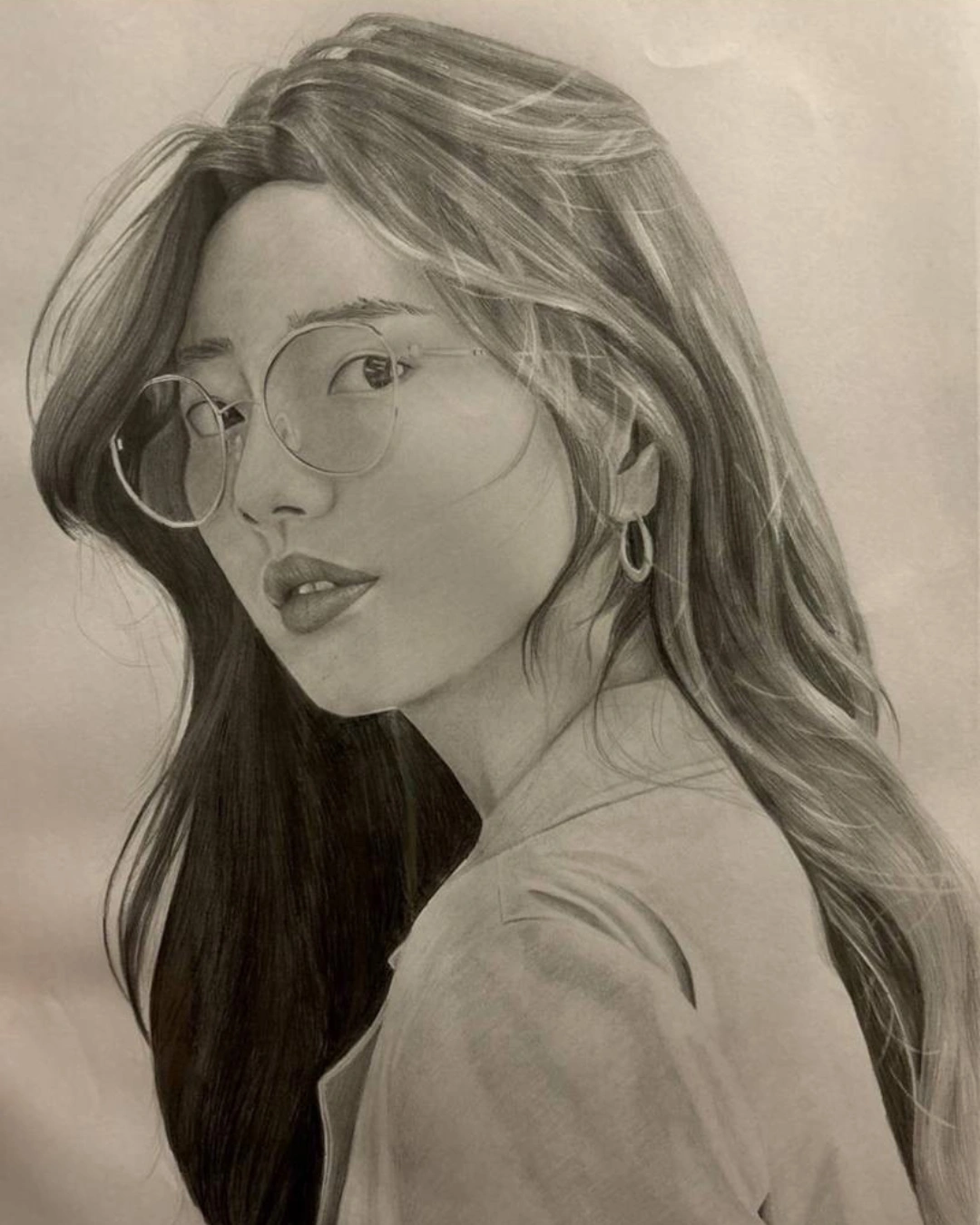 Woon Shi Yi Portrait Drawing Art Work for 3dsense Media School Assignment