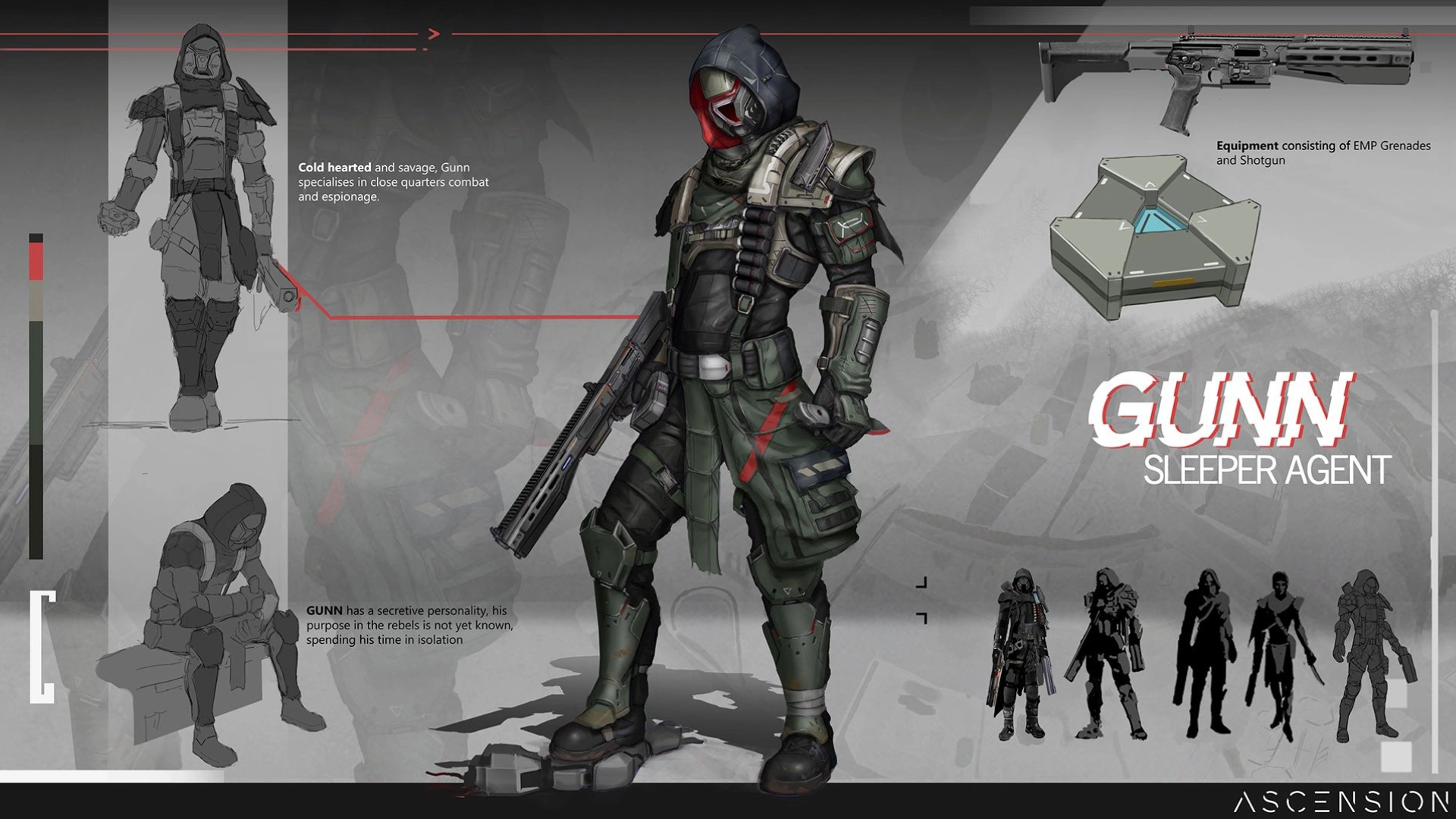 Character Concept Art by 3dsense student Jason Khoo