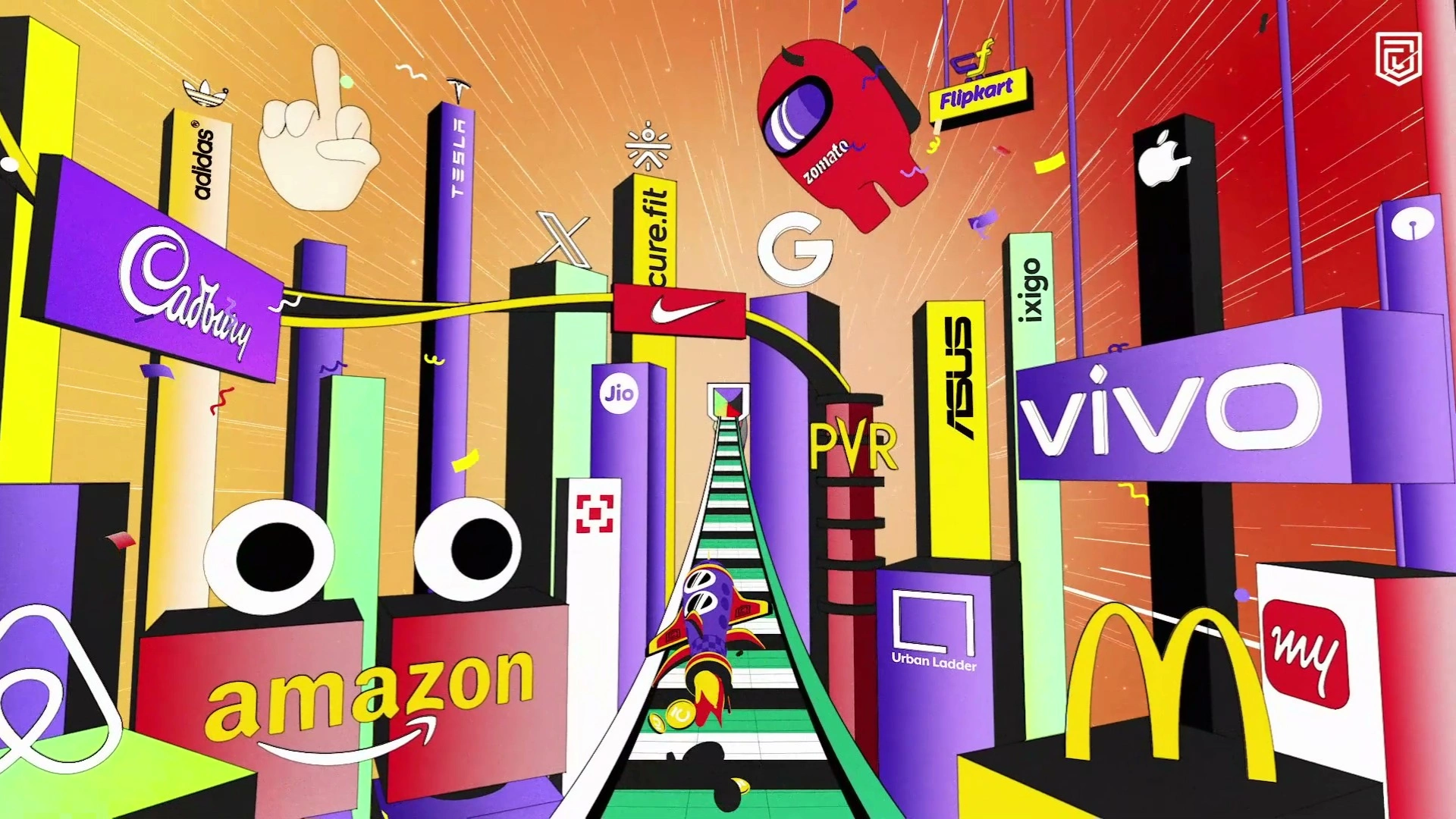 Jatin Gupta Motion Design Screengrab for 3dsense Media School Assignment