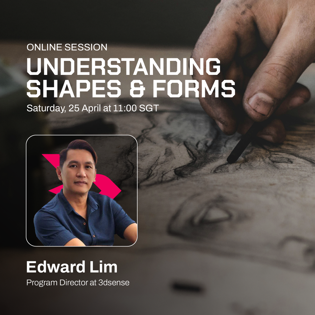 online class thumbnail: understanding shapes and forms