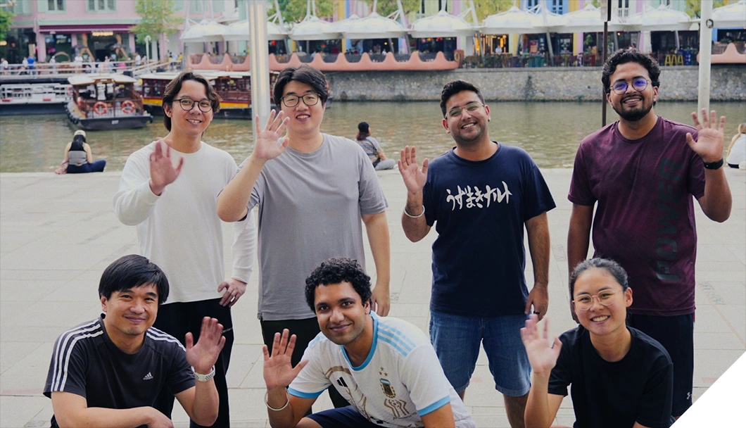 3dsense lecturers and students coming together for their weeking running club session.