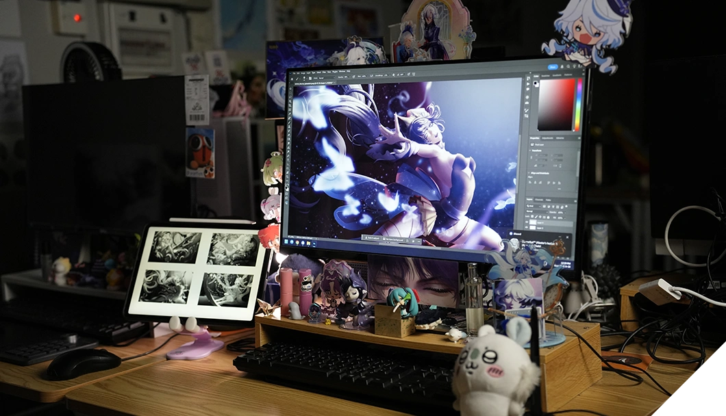 Overview of a 3dsense student workstation.