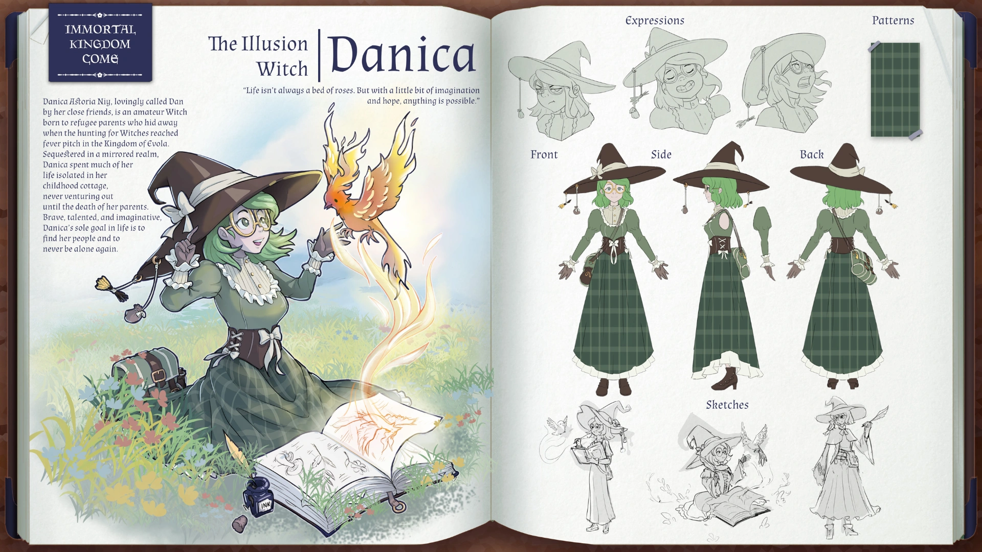 Character Concept Art by 3dsense student, Denise Ng