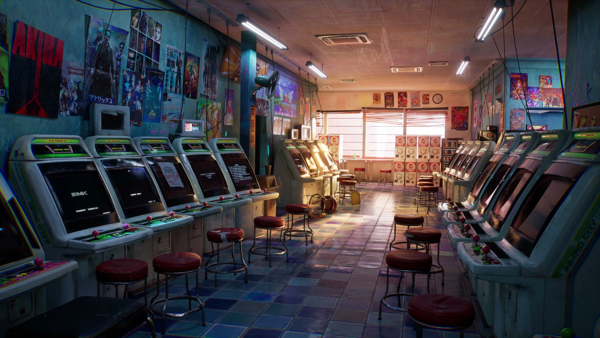 Game art environment design by Wei Kang, 3dsense Media School student